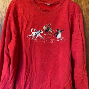Christmas/Winter themed  fleece sweatshirt